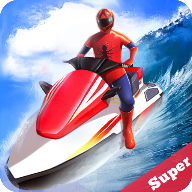 Jetski Water Racing Superheroes League